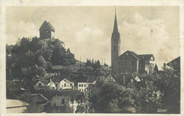 Switzerland Zurich USTER E. Goetz Kunstverlag 1921 Postcard - Uster