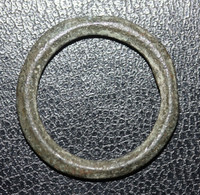 Rouelle Anneau De Bronze Pré-monétaire Gaulois Ex-voto - Rouelle - Pre Coinage Celtic Ring Money 27.5mm - Gauloises