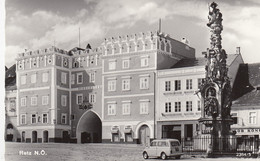 AK  - NÖ - - Alter FIAT - Am Hauptplatz - 1955 - Hollabrunn