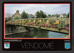 101042/ VENDÔME, La Passerelle Fleurie Sur Le Loir - Vendome