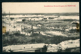 CPA - Carte Postale - Belgique - Inondation Devant La Gare De Pervyse  (CP21762) - Diksmuide