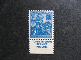 TB N° 257a, Neuf XX. Avec PUB Inférieure " LUX-RADIO ". - Unused Stamps