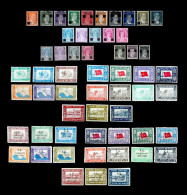 Hatay, Turkey (Alexandretta, Alexandrette,) Complete Sets (52 Stamps), Hatay Only,  MNH ** - 1934-39 Sandjak Alexandrette & Hatay