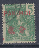 Pakhoi N° 20 O Partie De Série Timbres Surchargés : 5 C. Vert Oblitéré Sinon TB - Gebruikt