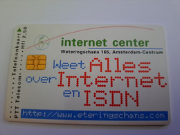 NETHERLANDS  ADVERTISING CHIPCARD HFL 2,50   INTERNET-CENTER       CKD 103   MINT    ** 11578** - Privé