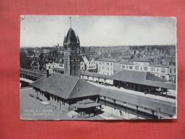 Central R.R. Station.  Stamp Peeled Off Back.    Elizabeth  New Jersey > Elizabeth      Ref 5795 - Elizabeth