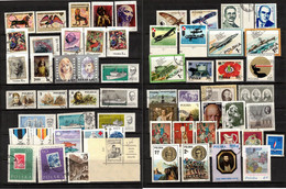 POLAND POLEN POLOGNE COLLECTION 61 USED VARIOUS STAMPS MANY WITH GUM Art Airplane - Verzamelingen