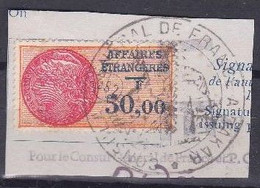 Timbre Fiscal Affaires étrangères Cachet Consulat Général De France à Dakar - Stamps