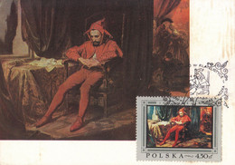 Maximum Card - Painting By Jan Matejko - Stanczyk (1) - Tarjetas Máxima