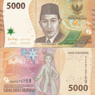 Indonesia 5000 Rupiah 2022. UNC - Indonésie