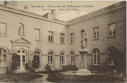 Saventhem.   -   Pensionnat Des Religieuses Ursulines.   -    Statue De Ste Angèle  -  1919  Naar  Couvin - Zaventem