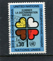 UNITED NATIONS - GENEVE  -  1971  30c RACISM  FINE USED - Gebraucht