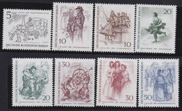 Berlin   .    Michel    330/337        .      **   .   Postfrisch - Unused Stamps
