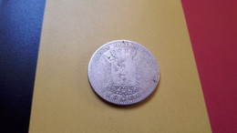 BELGIQUE LEOPOLD II 2 FRANCS 1866 AVEC CROIX ARGENT - 2 Francs