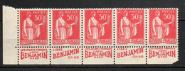 Col25 Bande Publicitaire PUB N° 283 Type II Neuf XX MNH Cote 55,00 € - Unused Stamps