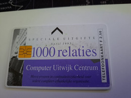 NETHERLANDS  ADVERTISING CHIPCARD HFL 2,50  COMPUTER UITWIJK CENTRUM  /1000 RELATI          CRD 091   MINT    ** 11616** - Privé