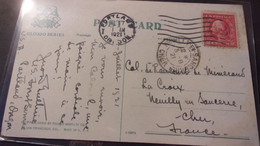 US OREGON  1921 FLOATING LOGS ON WILLAMETTE RIVER OREGON CITY ORE  STAMPS - Autres & Non Classés