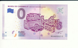 Billet Touristique  0 Euro  - MUSEU DO CARAMULO - MEAQ - 2018-2  N°  213 - Other & Unclassified