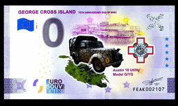 0 Euro Souvenir George Cross Island FEAK 2020-1 Color - Malta