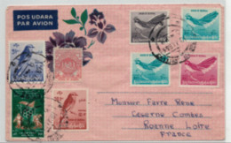 Birmanie - Enveloppe Air Mail - Oiseaux Endémiques - Oblitérés - Asia (Other)