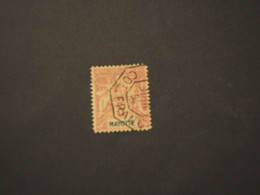 MAYOTTE - 1892/9 ALLEGORIA 5 Fr. - TIMBRATO/USED - Oblitérés