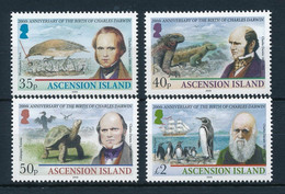 Ascension 2009 - Charles Darwin - 4 Val Neufs // Mnh - Ascension (Ile De L')