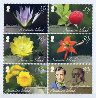 Ascension 2009 - Hooker, Botaniste, Fleurs - 6 Val Neufs // Mnh - Ascension (Ile De L')