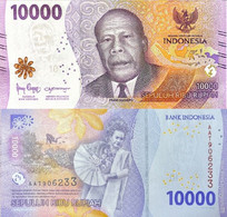 INDONESIA 10000 Rupiah 2022 P W165 UNC - Indonésie