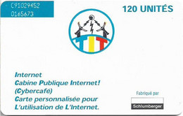 Chad - ONPT (Chip) - Internet 2 (Old Schlumberger Logo), 120Units, SC7, Used - Tsjaad