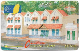 Grenada - C&W (GPT) - Grentel Building - 5CGRA - 1992, 10EC$, 12.000ex, Used - Grenada (Granada)