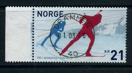 Norway 2016 - World Biathlon Championship, Oslo, 21k Used Stamp, Nice Postmark. - Oblitérés