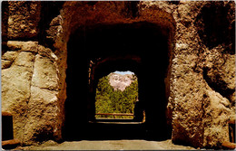 South Dakota Black Hills Twin Tunnels Showing Mount Rushmore - Mount Rushmore