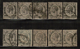 KENYA & UGANDA   Scott # 22 USED WHOLESALE LOT OF 10 (CONDITION AS PER SCAN) (WH-612) - Kenya & Oeganda