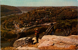 West Virginia Harpers Ferry Panorama From Atop Maryland Heights - Sonstige & Ohne Zuordnung