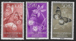GUINEA ESPAÑOLA - DIA DEL SELLO - AÑO 1958 - CATALOGO YVERT Nº 0403-05 - NUEVOS - Guinea Española