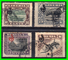 LIBERIA ( ÁFRICA ) SELLOS DEL AÑO 1915 – 1916  SOBRECARGADOS PARA USO POR CORREO ORDINARIO - Liberia