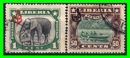 LIBERIA ( ÁFRICA ) SELLOS DEL AÑO 1915 – 1916  SOBRECARGADOS PARA USO POR CORREO ORDINARIO - Liberia