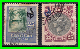 LIBERIA ( ÁFRICA ) SELLOS DEL AÑO 1909 TEMAS NACIONALES - Liberia