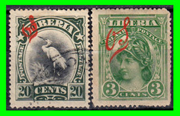 LIBERIA ( ÁFRICA ) SELLOS DEL AÑO 1906 TEMAS NACIONALES - Liberia