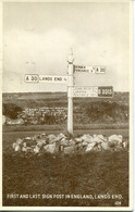 CORNWALL - LANDS END - FIRST AND LAST SIGN POST IN ENGLAND Co1264 - Land's End