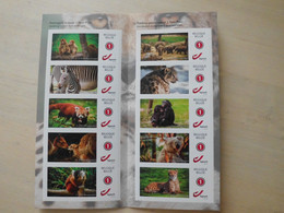 België Belgium 2022 - Dieren / Zoo / Animals - Monkey Zebra Elephant Koala Etc - Unused Stamps