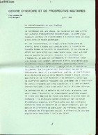 Centre D'histoire Et De Prospective Militaires Case Postale 399 1110 Morges 1 Juin 1989 - La Désinformation Et Ses Limit - Français