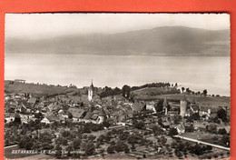 ZRY-14  Estavayer-le-lac Vue Aérienne Circulé 1954. Deriaz 10819 - Estavayer