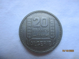 Algérie: 20 Francs 1949 - Algérie