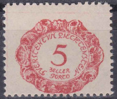 Liechtenstein (Taxe) YT 1 Année 1920 (MH *) (2 Scan) - Postage Due