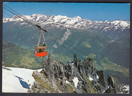 Switzerland Morel 1970 / Luftseilbahn Fiesch-Eggishorn Blinnenhorn, Ofenhorn, Albrunhorn, Cable Car, Gondola - Fiesch