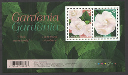 2019  Gardenia -Flower Souvenir Sheet Of 2 Different Sc 3166 ** MNH - Nuovi