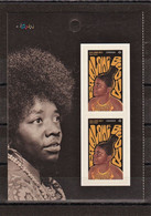 2022 Canada Salome Bey Black History Full Pane Of 2 From Booklet MNH - Timbres Seuls