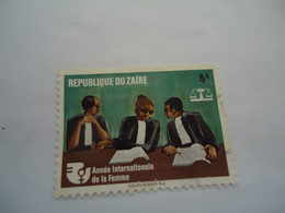 ZAIRE  USED  STAMPS FEMME YEAR - Sonstige & Ohne Zuordnung