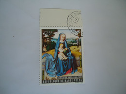 UPPER VOLTA USED  STAMPS  PAINTINGS CHRISTMAS 1972 - Haute-Volta (1958-1984)